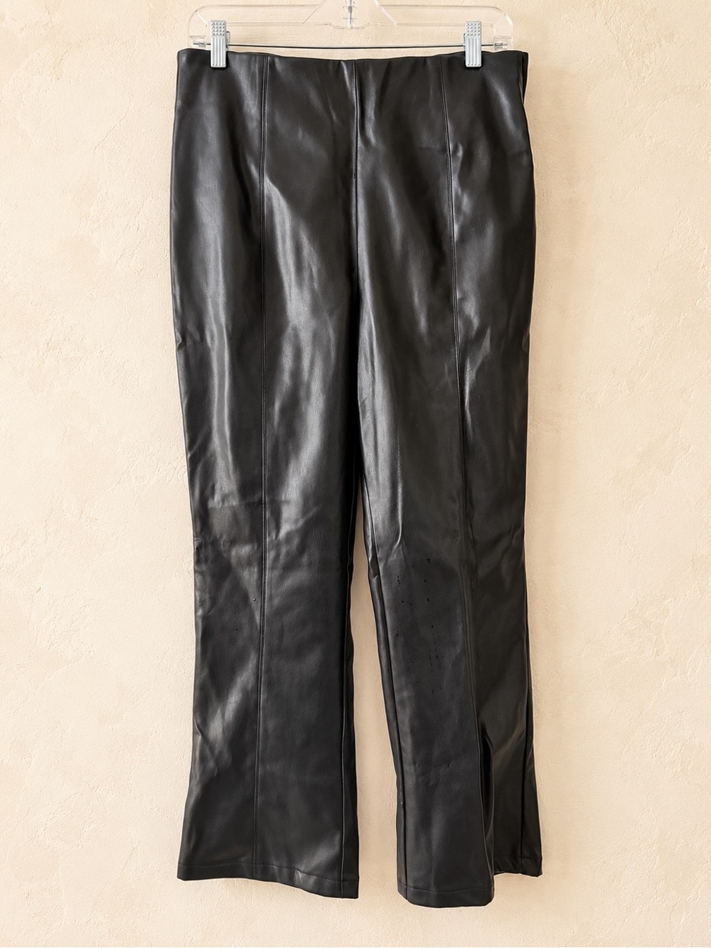 Lulus Black Faux Leather Pants